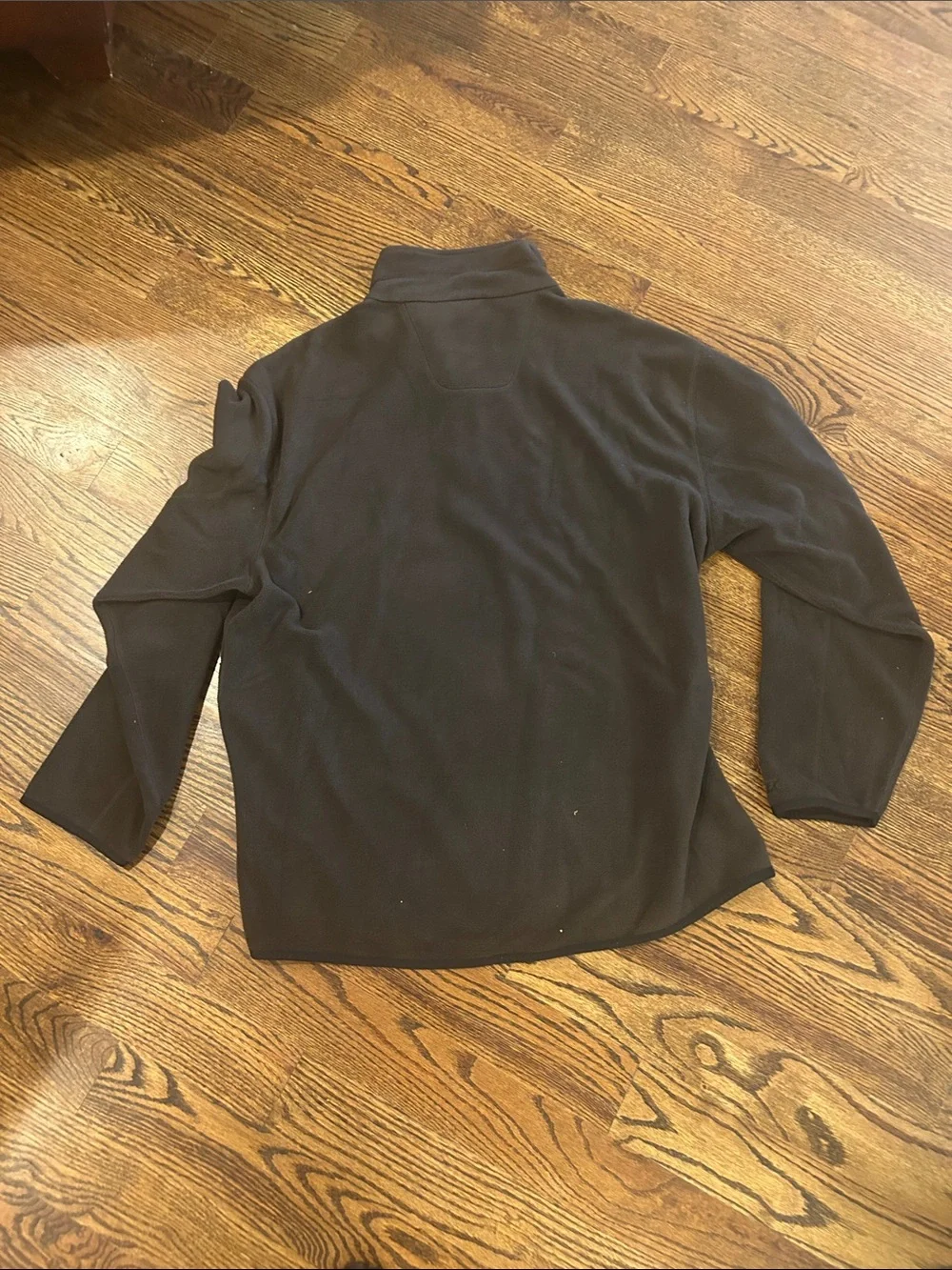 Nautica Black Fleece Zip Pullover